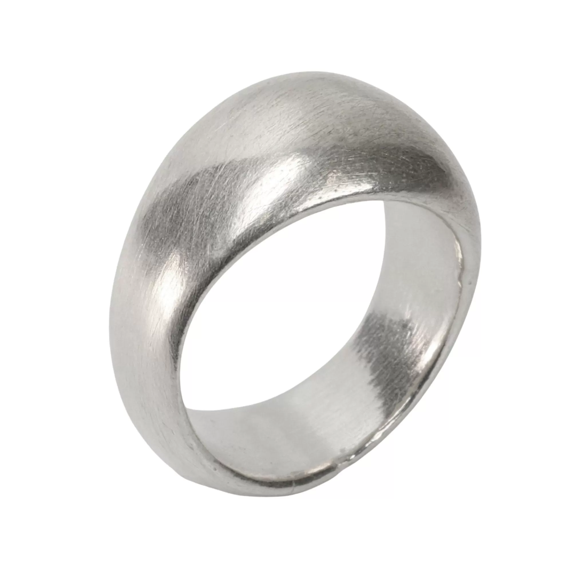 The Ruth Sterling Silver Domed Top Ring