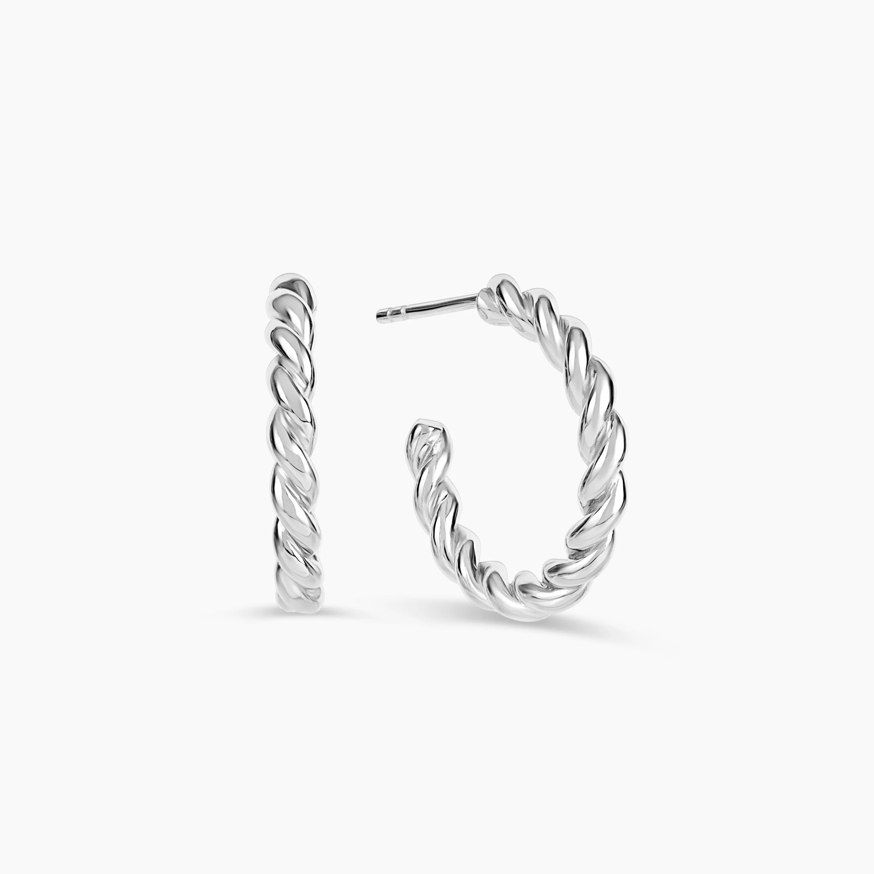 The Twisted Hoop Earrings