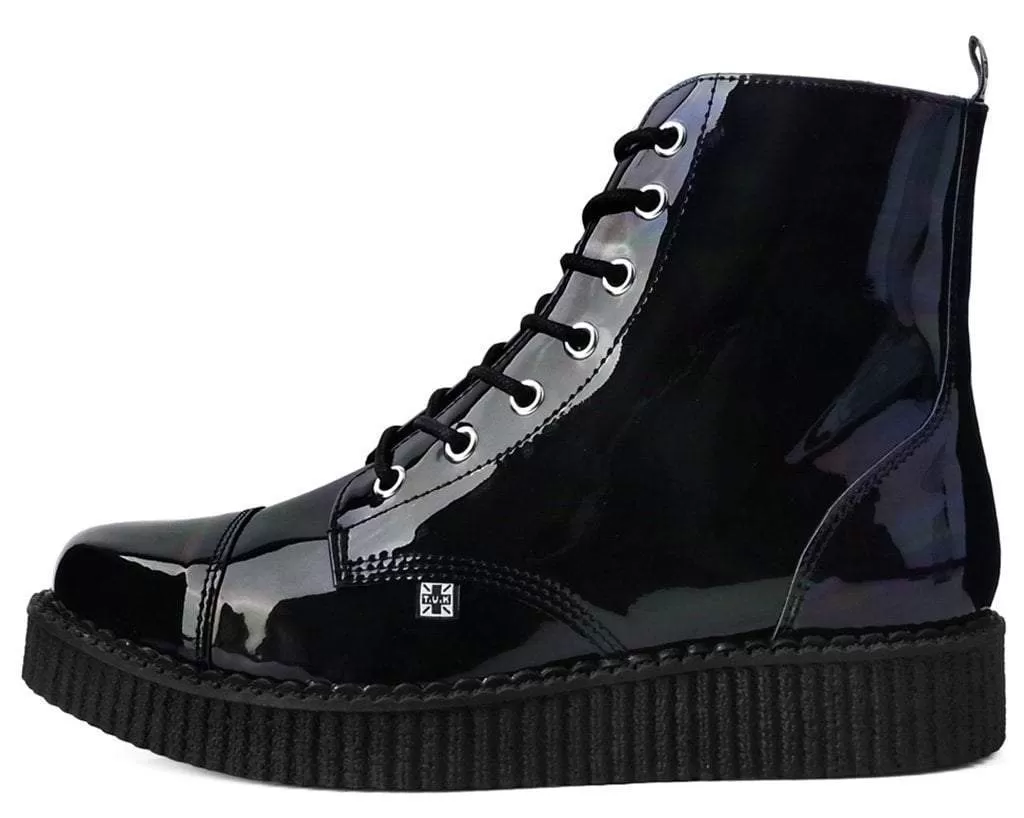 T.U.K BLACK GAS PU 7I POINTED CREEPER BOOT