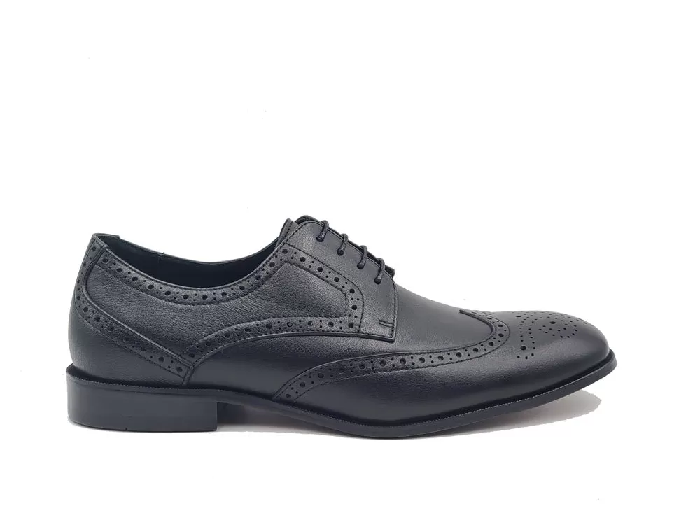 Tumbled Leather Blucher style Oxford with Flex Sole