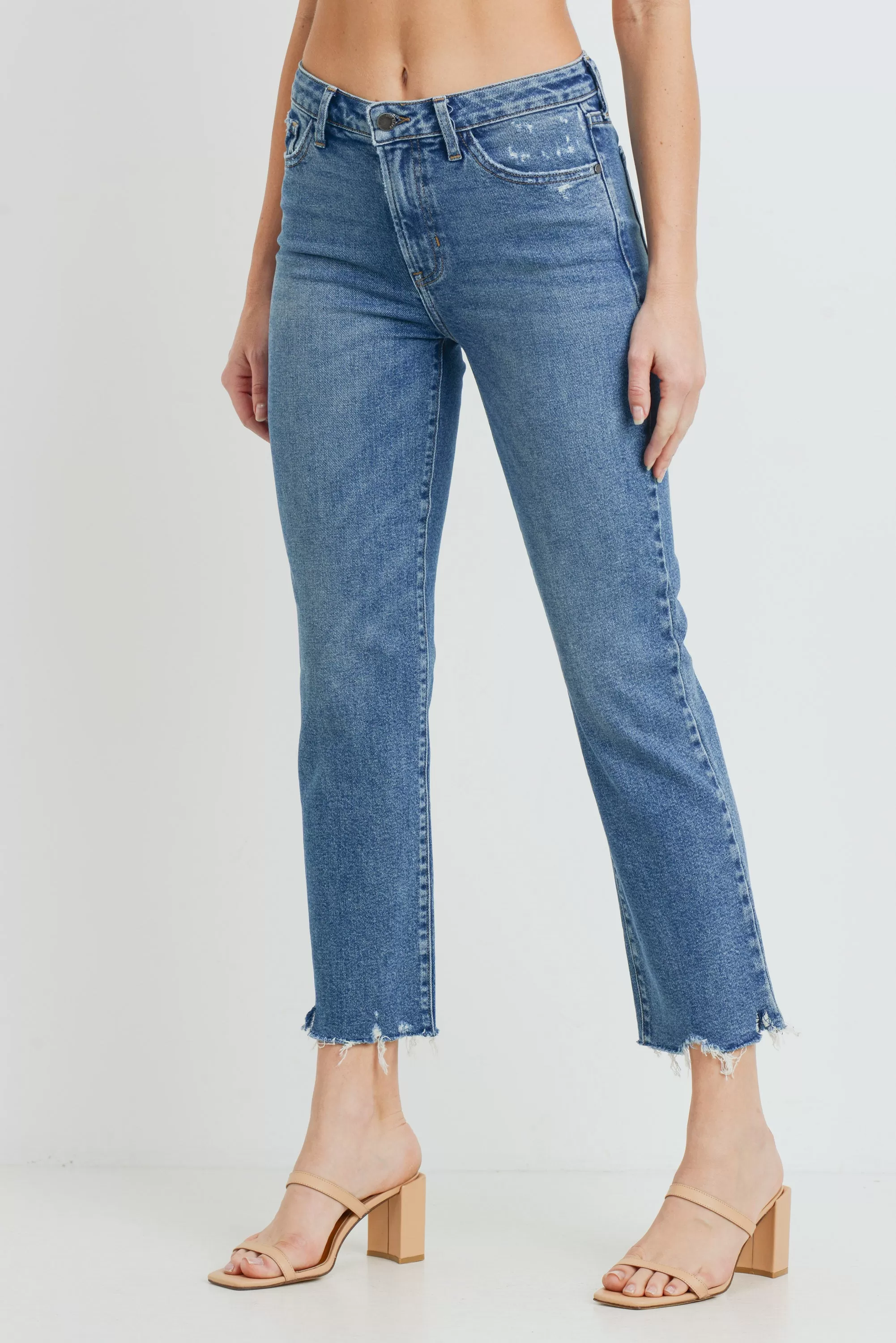 Ventura Vintage Straight Jeans Med Wash