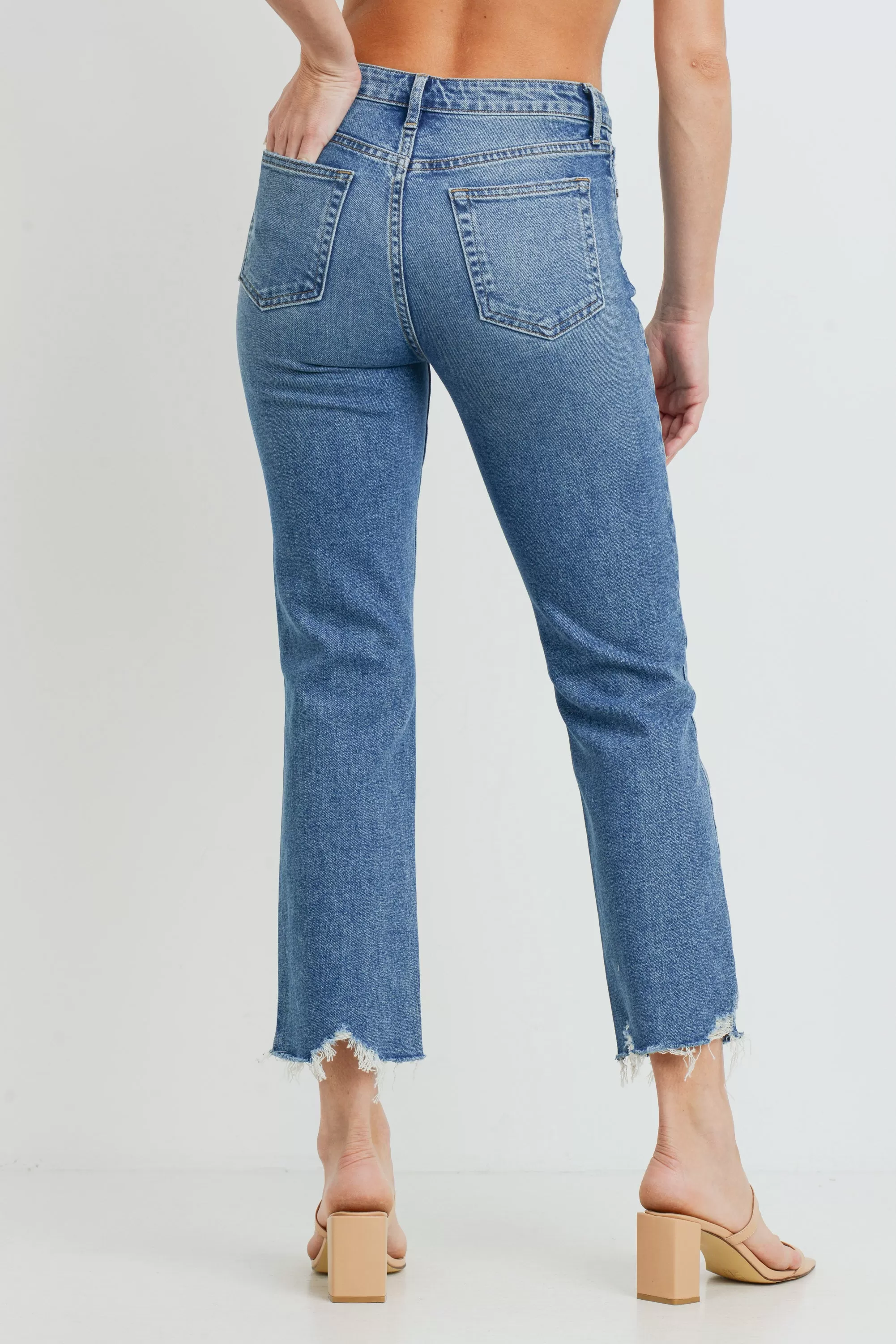 Ventura Vintage Straight Jeans Med Wash