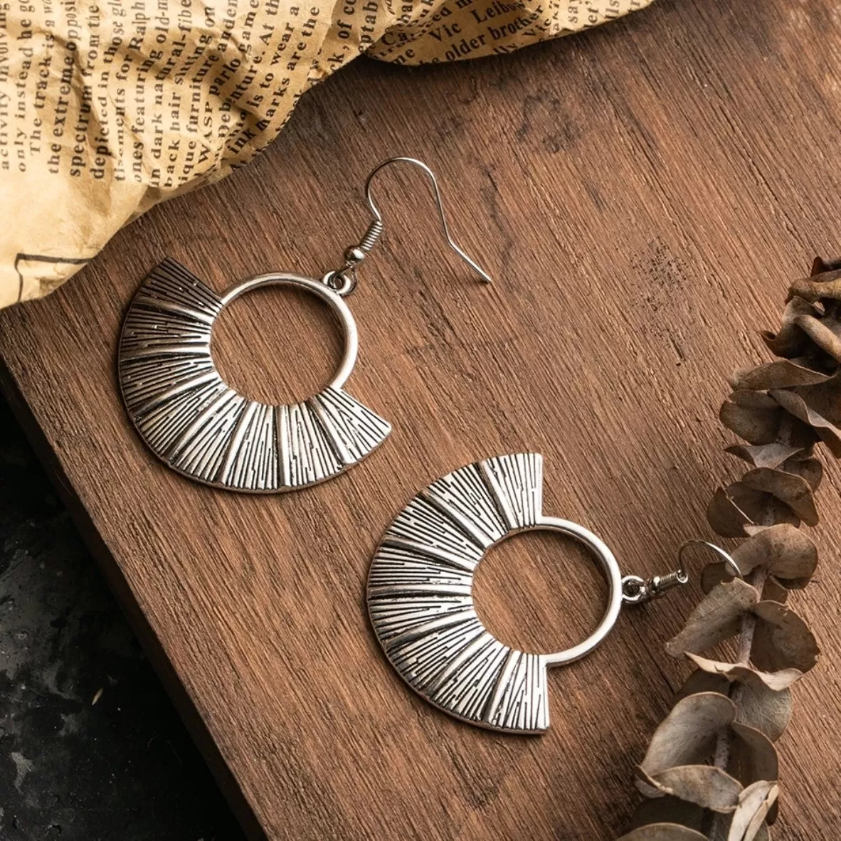 Vintage Boho Ethnic Drop Earrings