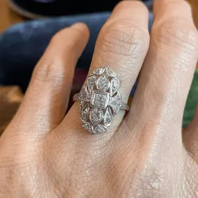 Vintage Diamond Dinner Ring