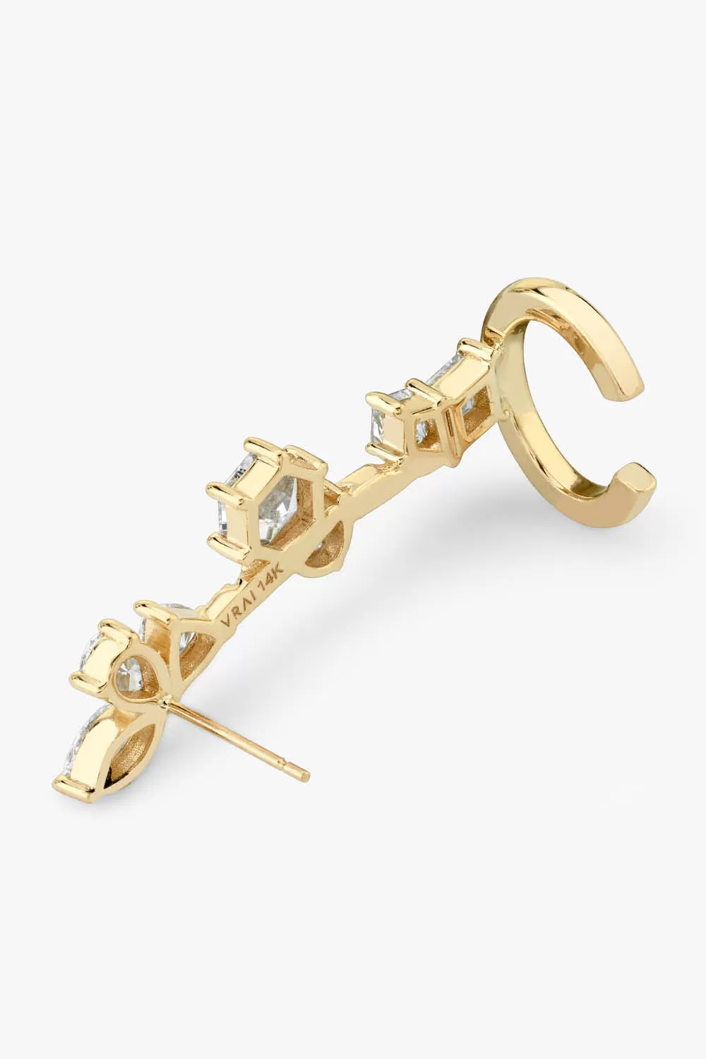 VRAI x RandM Unity Ear Arc in Yellow Gold