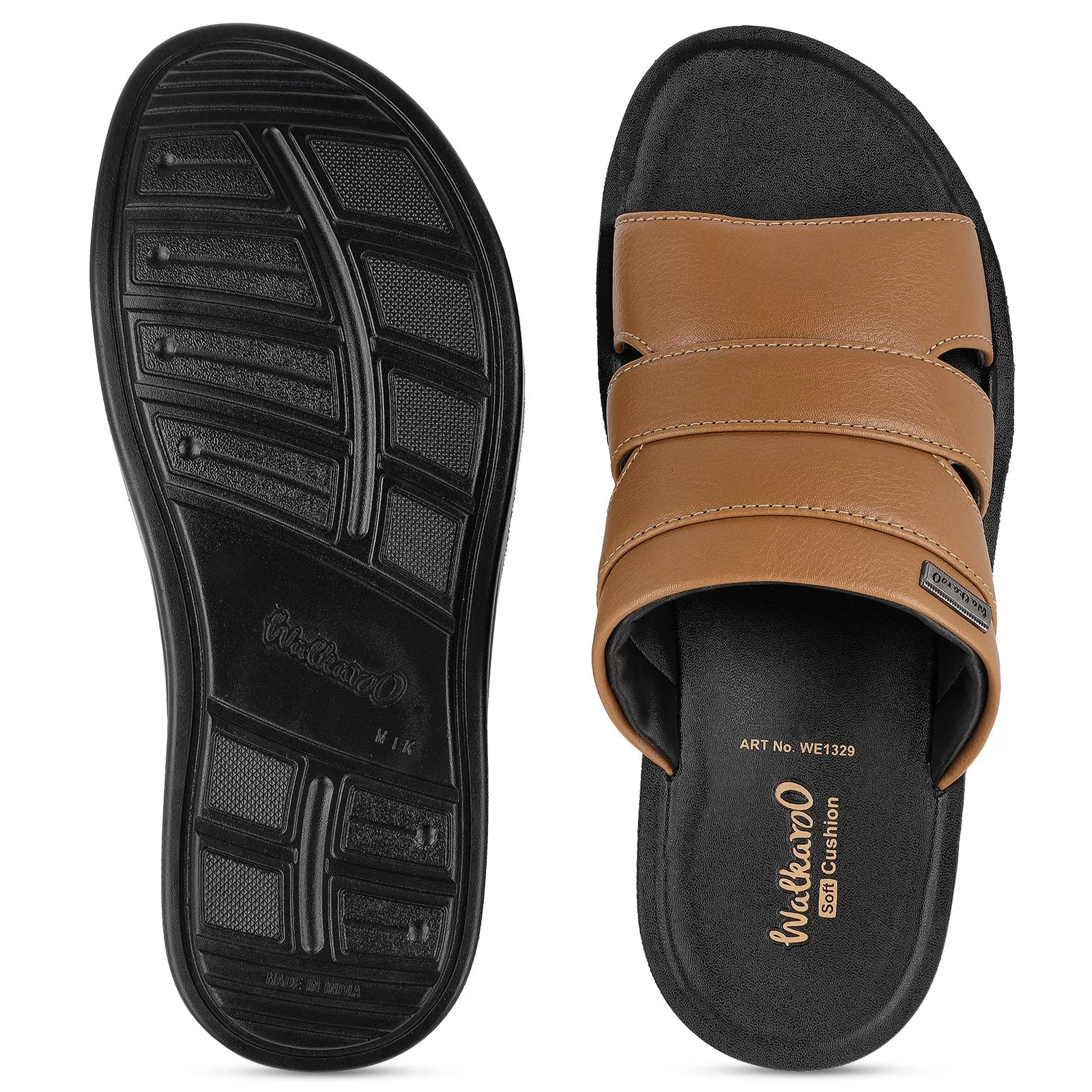 Walkaroo  Men Sandals  - WE1329 Chiku