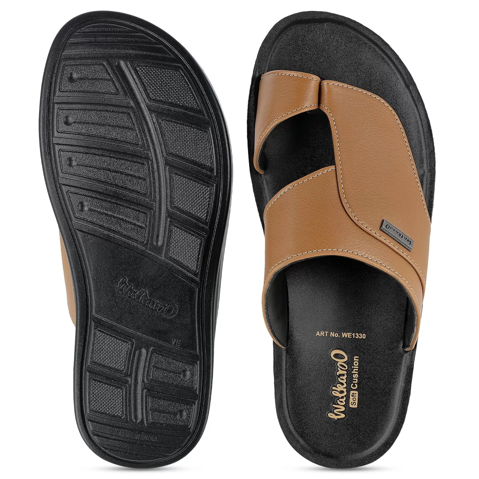 Walkaroo  Men Sandals  - WE1330 Chiku