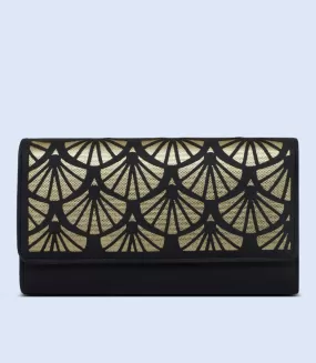 WB2510-BLACK/GOLD-Women Wallet