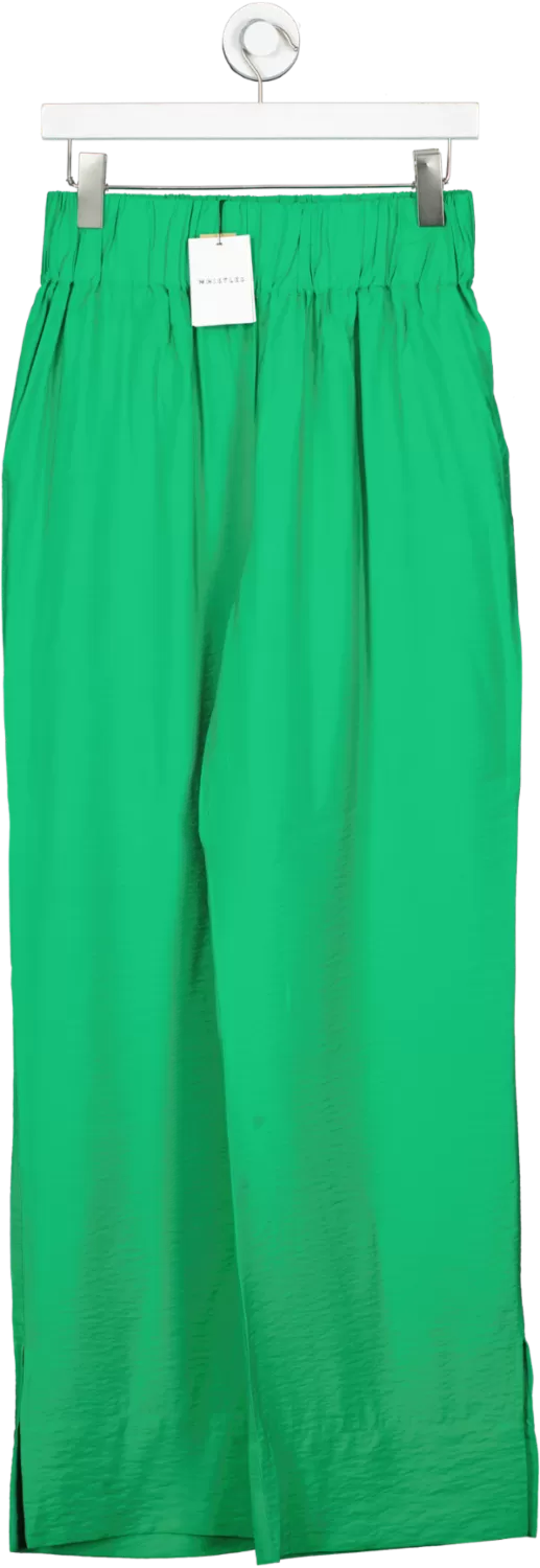 Whistles Green Nicola Elasticated Trousers UK 8