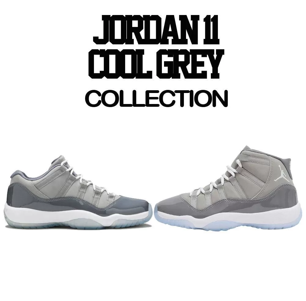 Womens Cool Grey 11 Shirt - Air Bred - Black