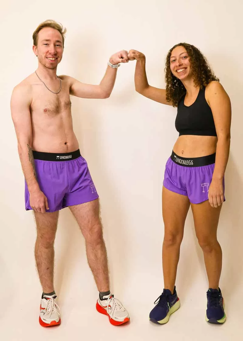 Women's Purple 1.5" Split Shorts