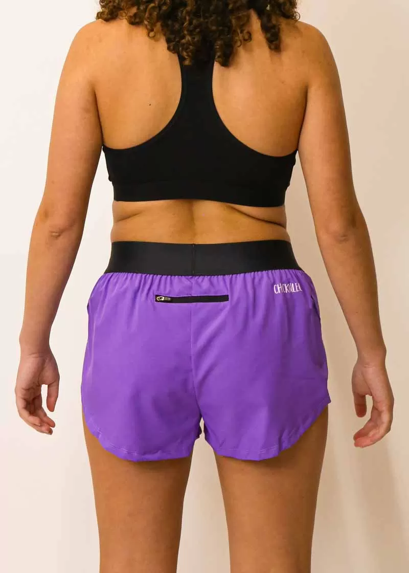 Women's Purple 1.5" Split Shorts