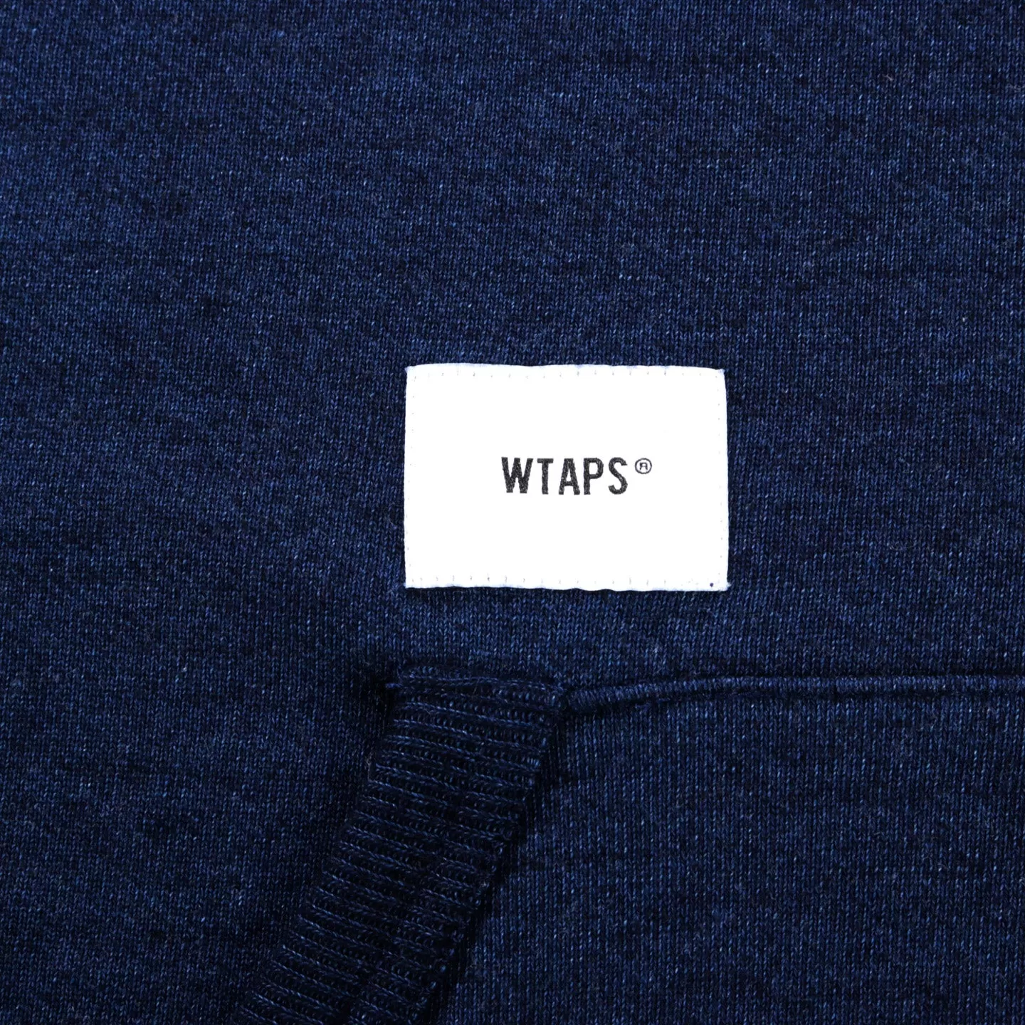 WTAPS HOODED SWEATSHIRT INDIGO