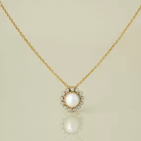 Zoe Snow Pendant Necklace